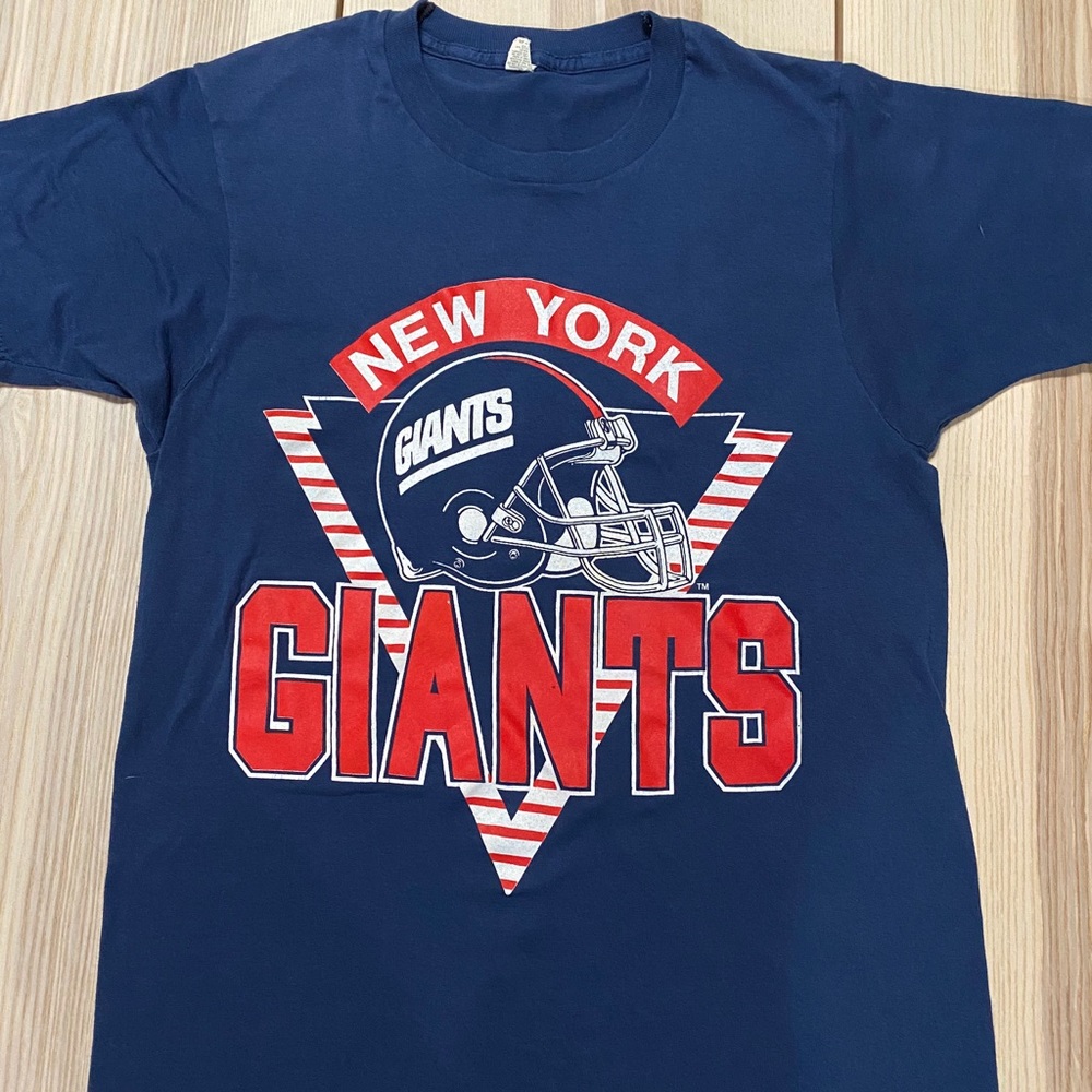 Vintage 80s NY Giants 3D Screen Stars Youth Medium